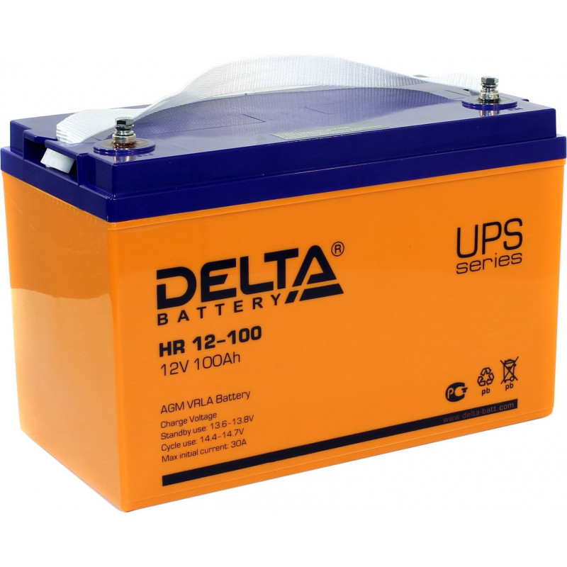 Аккумулятор Delta HR12100 12V 100Ah