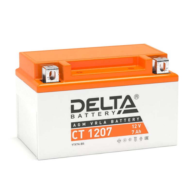 Аккумулятор Delta CT1207 12V 7Ah
