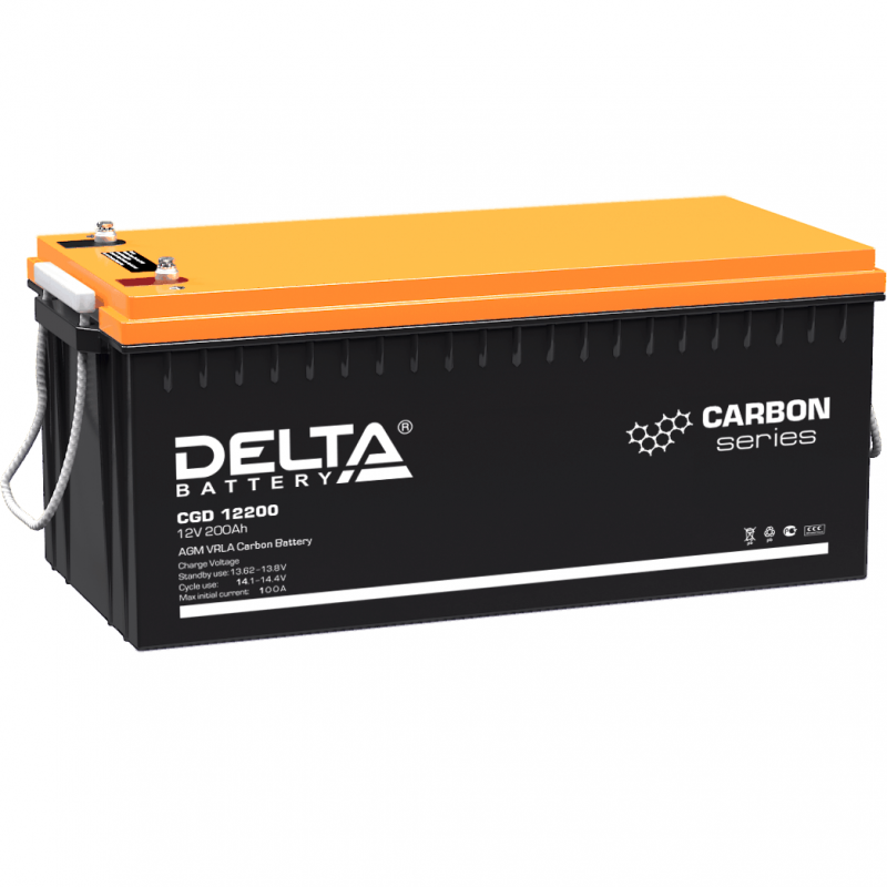 Аккумулятор Delta CGD12200 12V 200Ah
