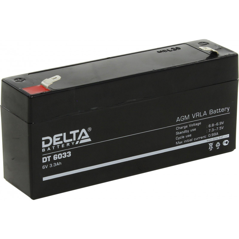Аккумулятор Delta DT6033 6V 3.3Ah