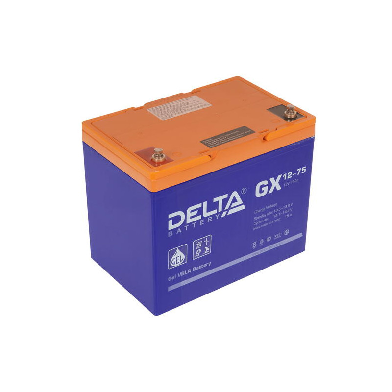 Аккумулятор Delta GX1275 12V 75Ah