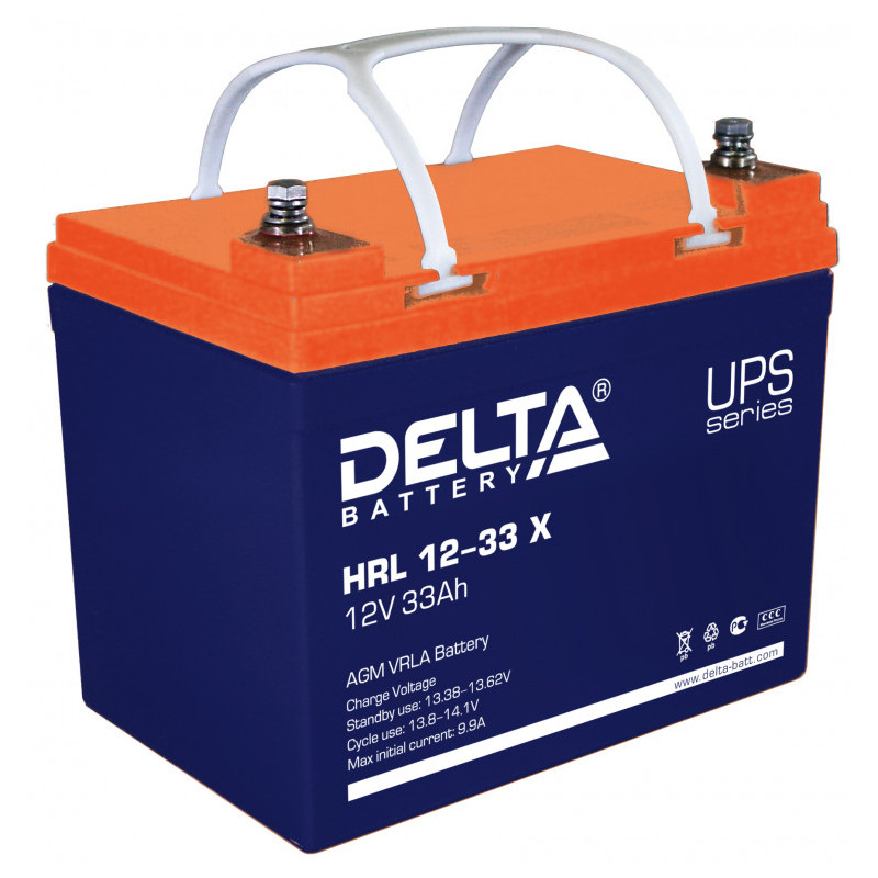 Аккумулятор Delta HRL 12-33 X 12V 33Ah