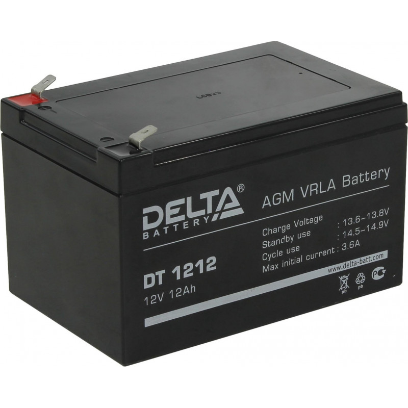 Аккумулятор Delta DT1212 12V 12Ah