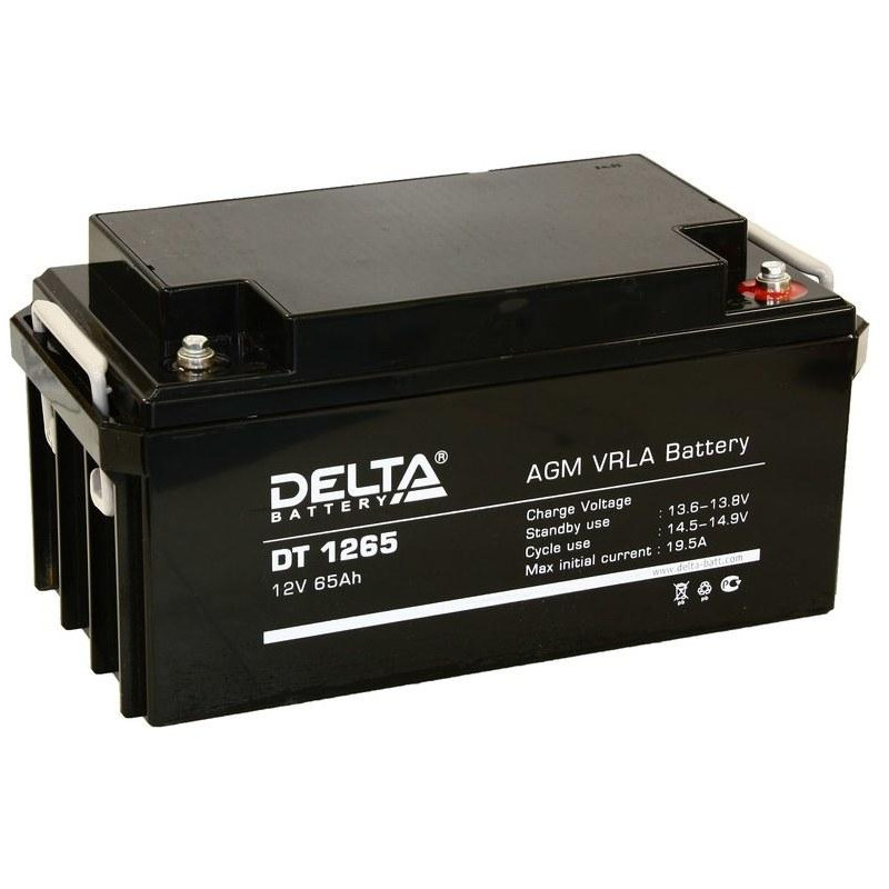 Аккумулятор Delta DT1265 12V 65Ah