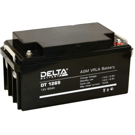Аккумулятор Delta DT1265 12V 65Ah