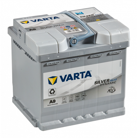 Аккумулятор VARTA Silver Dynamic AGM A9 (550 901 054)