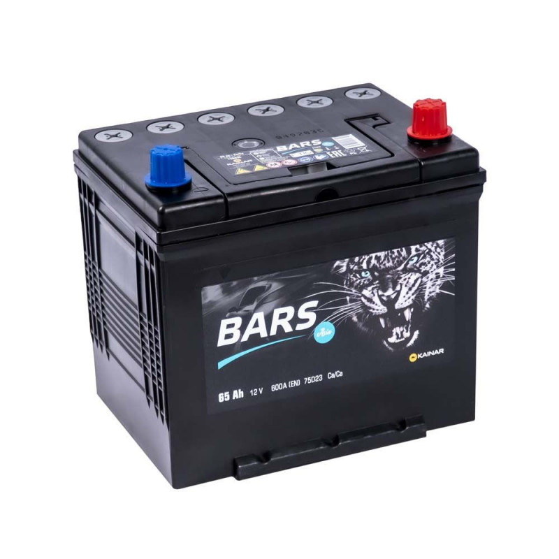 Аккумулятор Bars Asia 65 Ah 600 A 75D23L