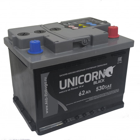 Аккумулятор Unicorn Black 60ah 530A (560 408 054)