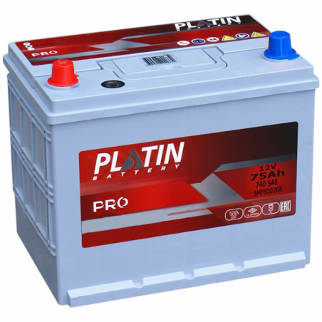 Аккумулятор Platin Pro 75Ah 740A SMF80D26R