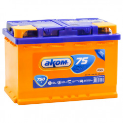 Аккумулятор АКОМ 75 Ач 750 А
