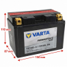 Аккумулятор Varta Powersports AGM TZ14S-BS 11Ah 230A (511 902 023)