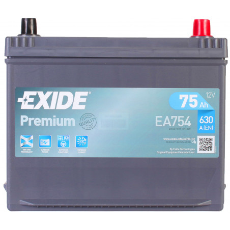 Аккумулятор Exide EA754 D26
